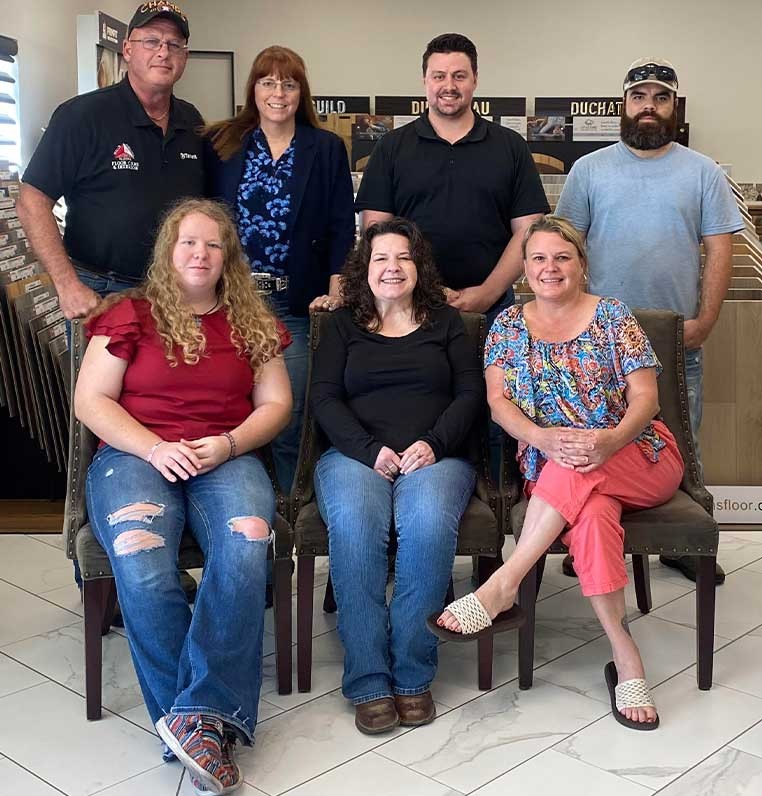 Group photo of the dealership staff